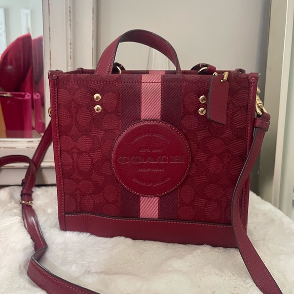 Coach small Red Tote Bag - Picture 3 of 8